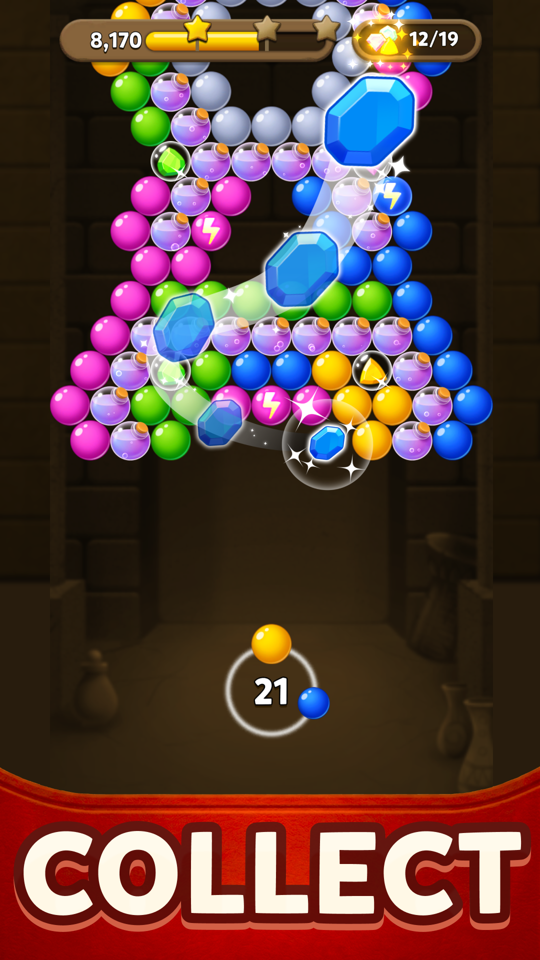 Bubble Pop Origin! Puzzle Game ảnh chụp màn hình 4