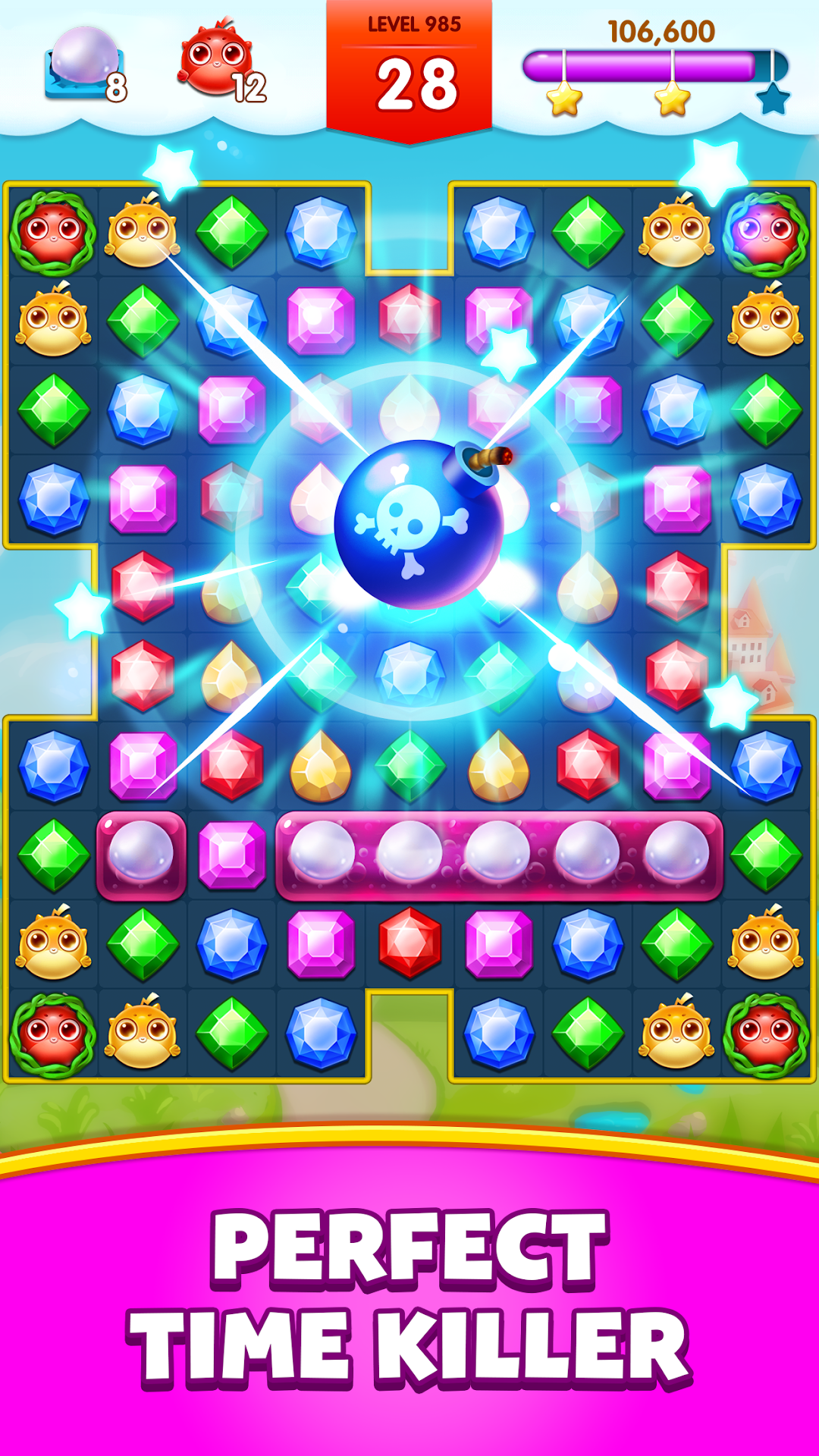 Jewels Legend - Match 3 Puzzle mod apk screenshot 4