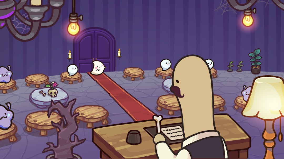 Idle Ghost Hotel - Cozy Games ảnh chụp màn hình 1