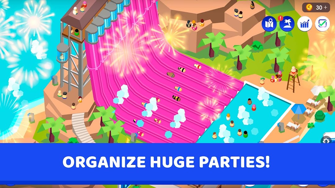 Idle Theme Park Tycoon ảnh chụp màn hình 2