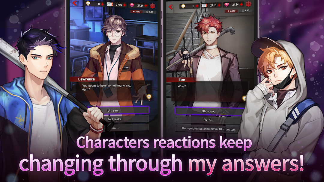 Dangerous Fellows:Otome Game ảnh chụp màn hình 3