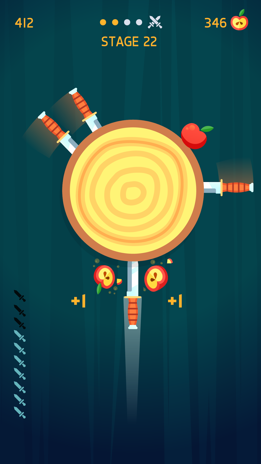 Knife Hit mod apk screenshot 2