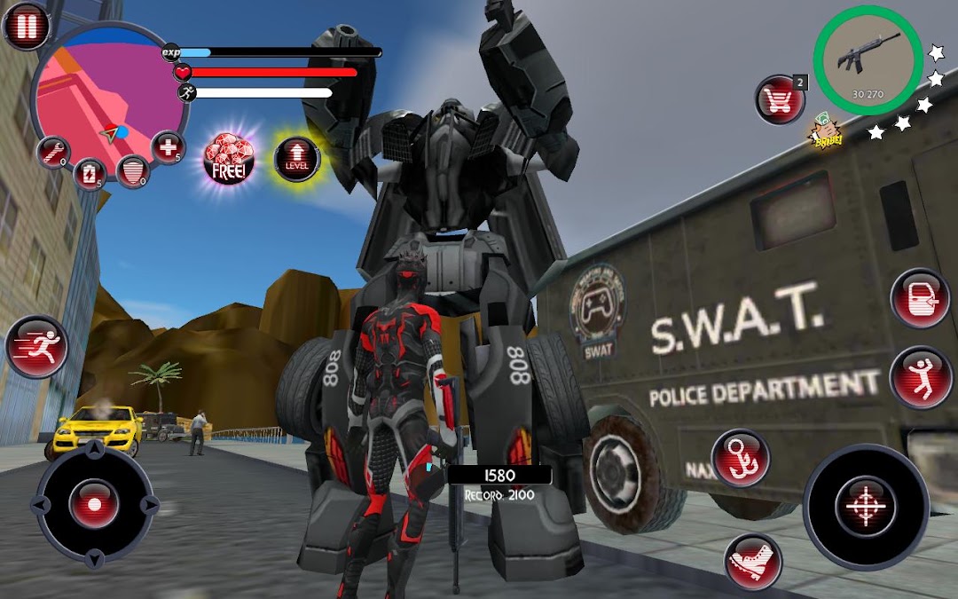 Rope Hero mod apk screenshot 4