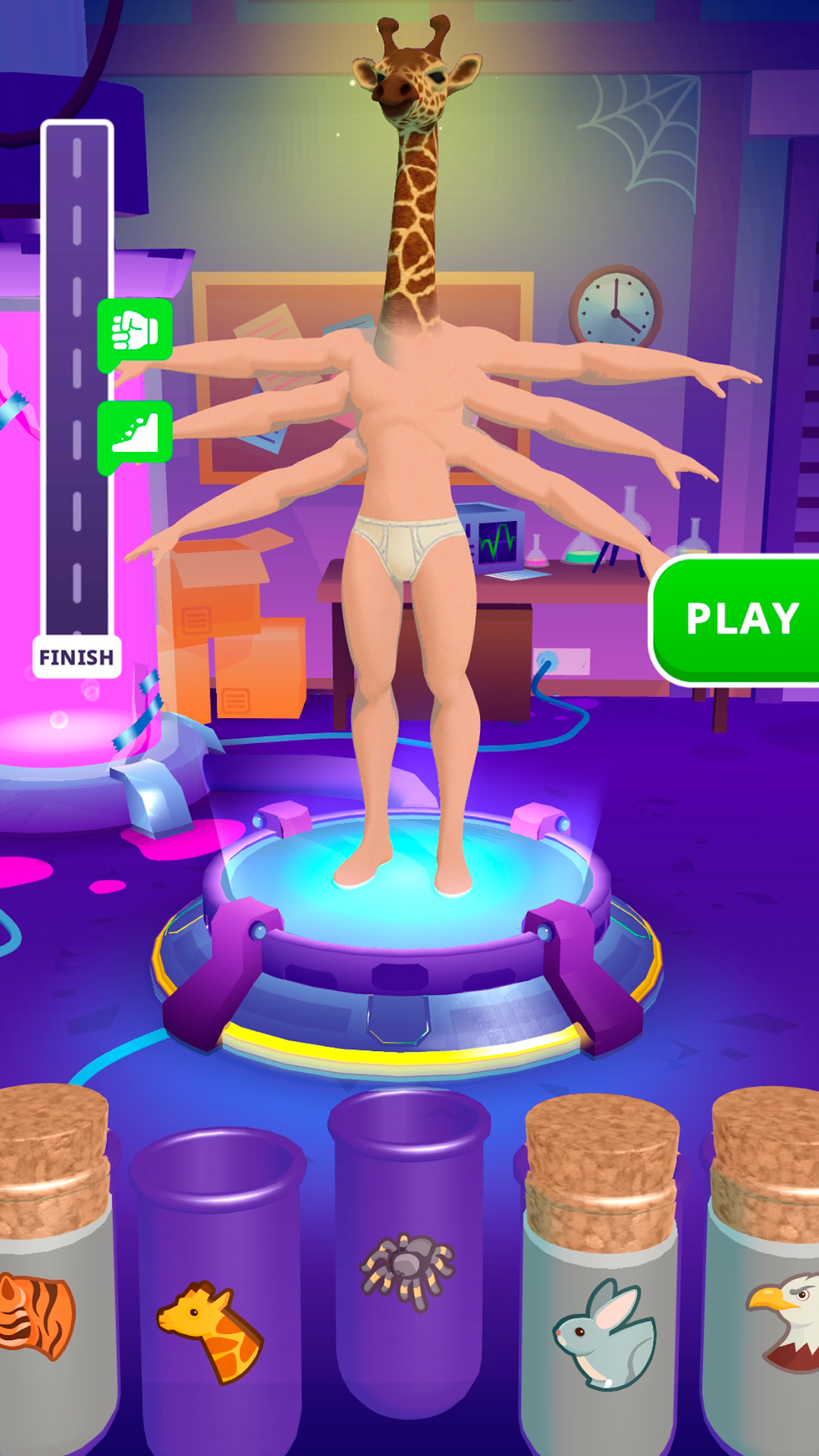 Merge Animals 3D - Mutant race ảnh chụp màn hình 1