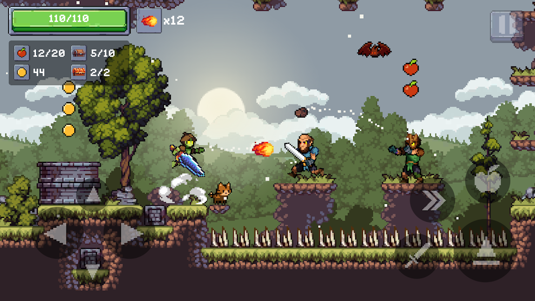 Apple Knight 2 - Platformer ảnh chụp màn hình 5