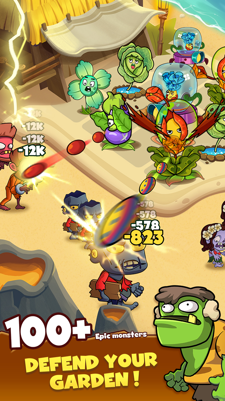 Zombie Defense - Plants War mod apk screenshot 2