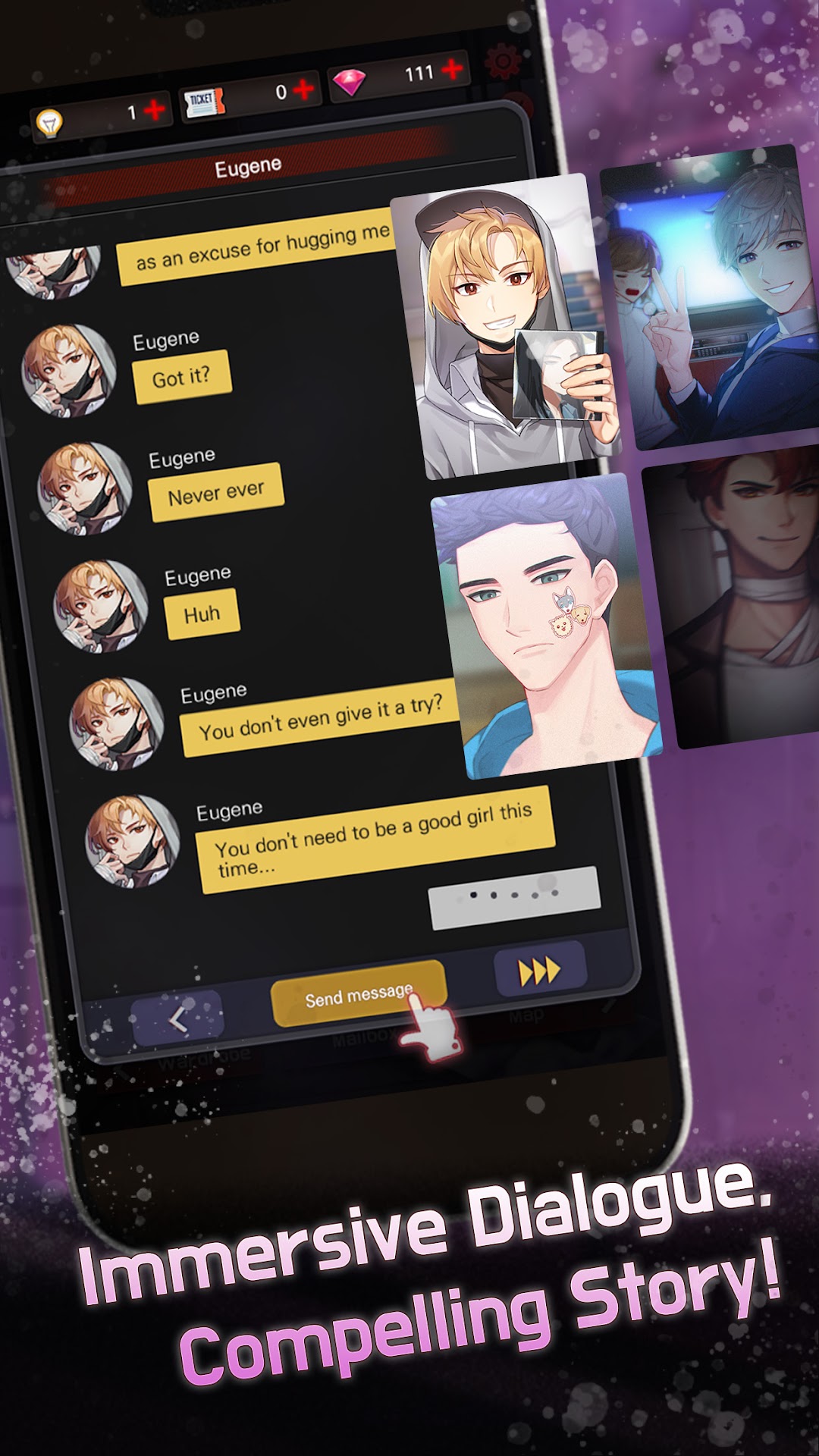 Dangerous Fellows:Otome Game ảnh chụp màn hình 5
