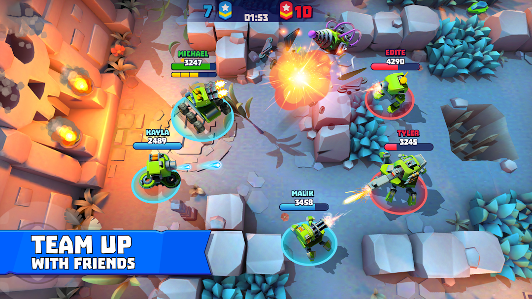Tanks a Lot - 3v3 Battle Arena mod apk screenshot 3