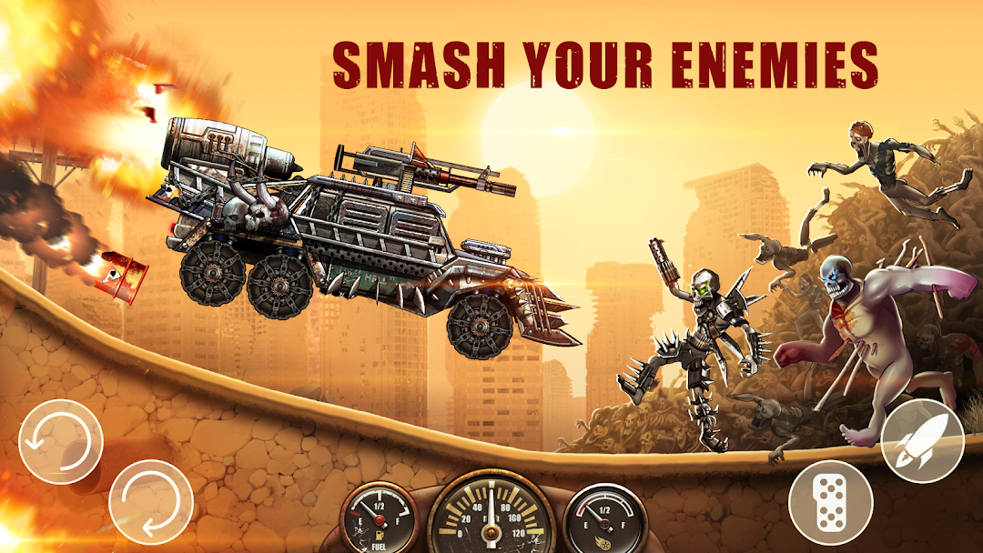 Zombie Hill Racing: Earn Climb mod apk screenshot 3