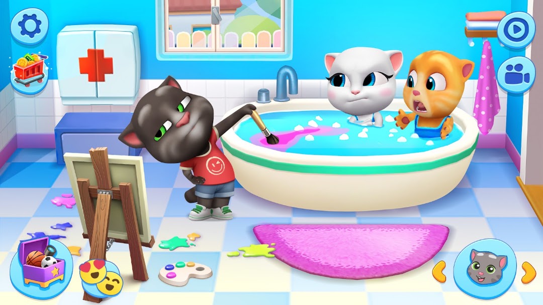 My Talking Tom Friends mod apk screenshot 1