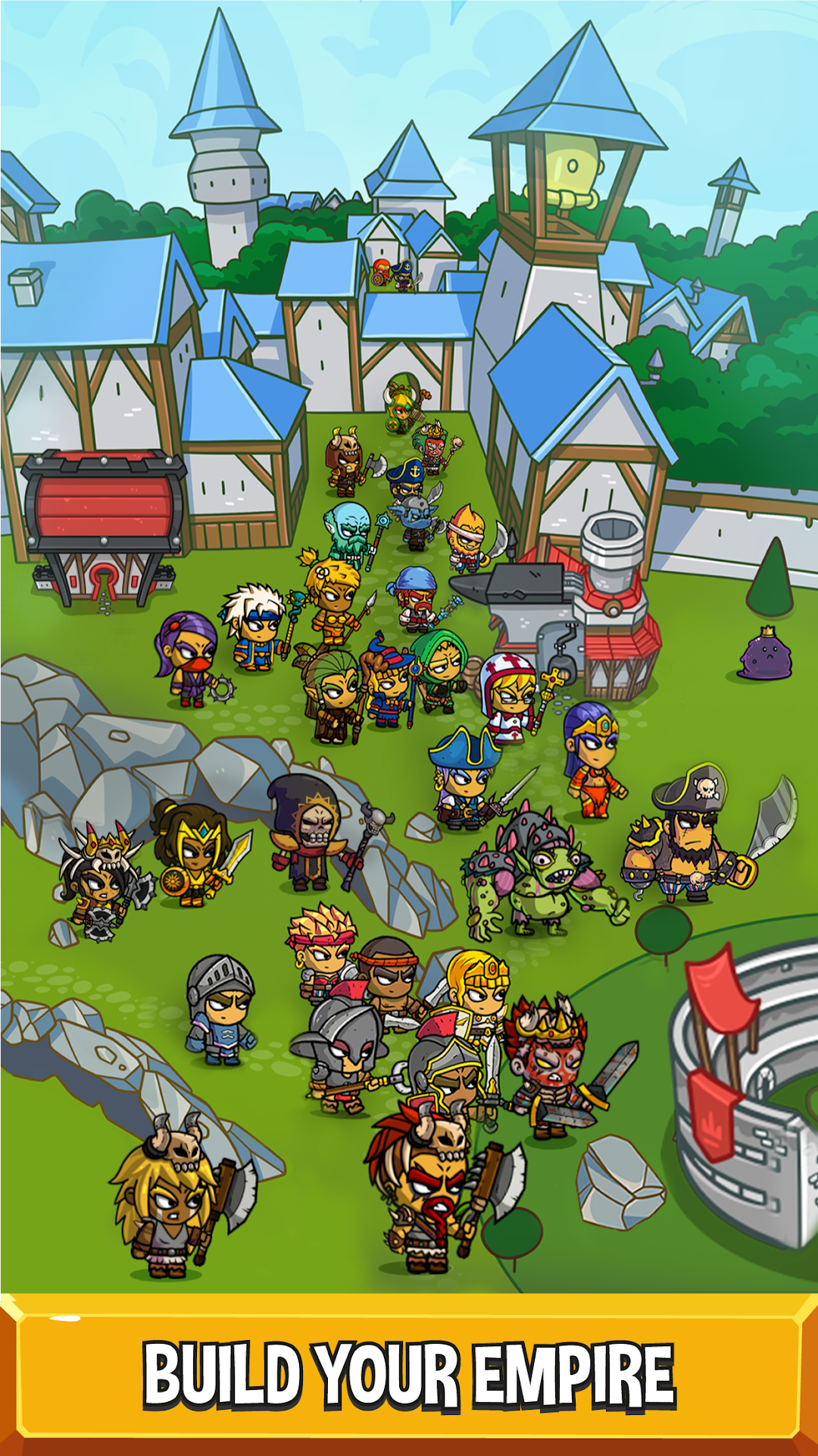 Five Heroes: The King's War mod apk screenshot 1