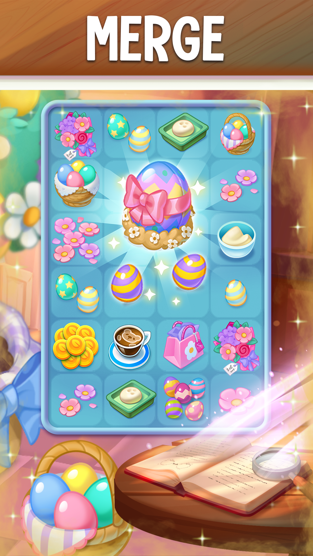Love & Pies - Merge Mystery ảnh chụp màn hình 1