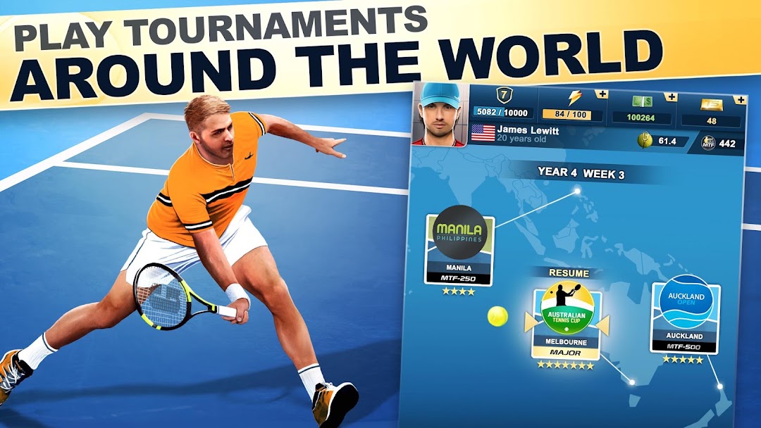 TOP SEED Tennis Manager 2026 ảnh chụp màn hình 1