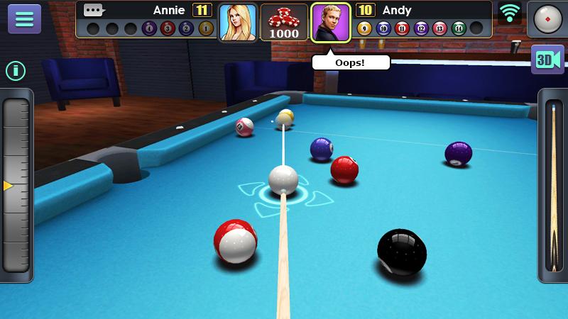 3D Pool Ball ảnh chụp màn hình 1