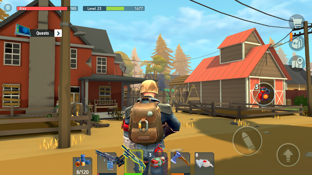 TEGRA: Zombie survival island ảnh chụp màn hình 3