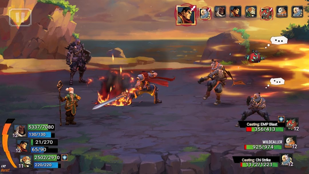 Battle Chasers: Nightwar ảnh chụp màn hình 1