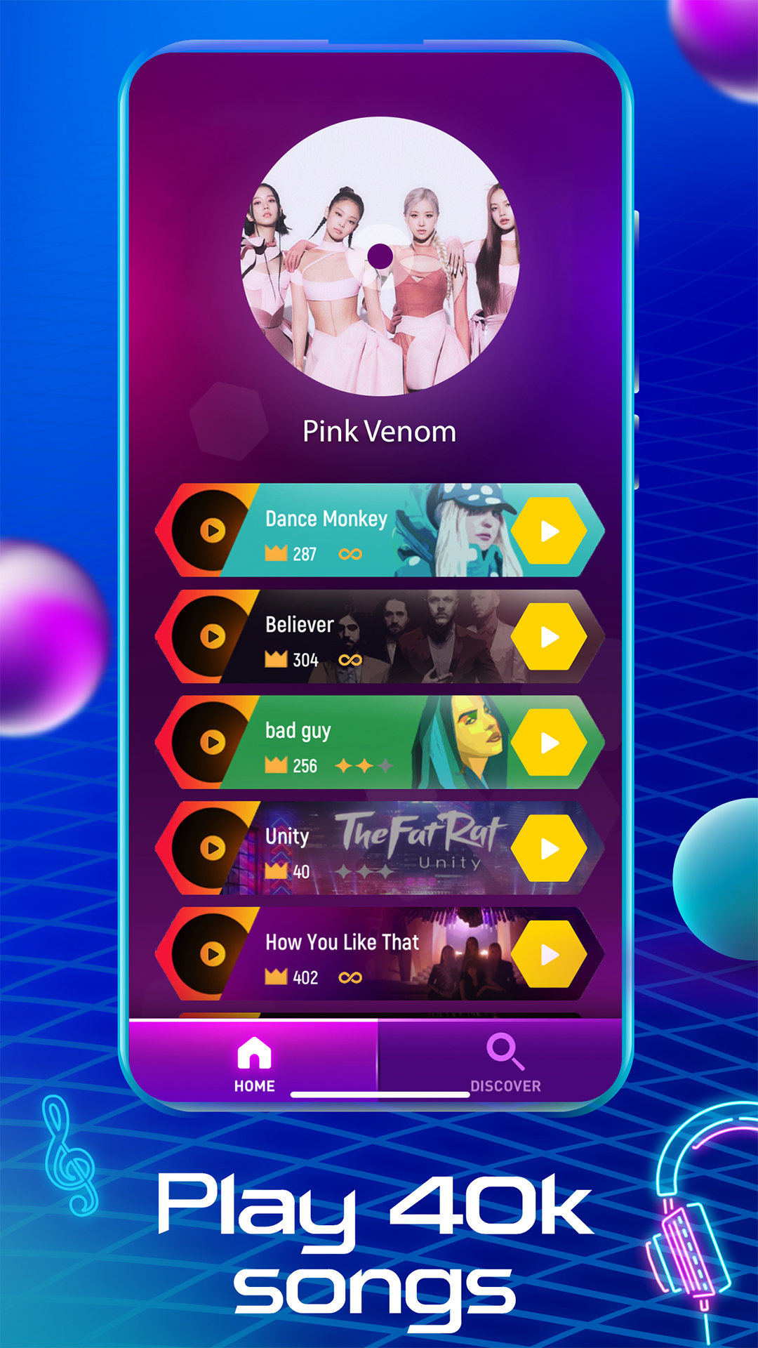 Tiles Hop Music & Ball Game ảnh chụp màn hình 1