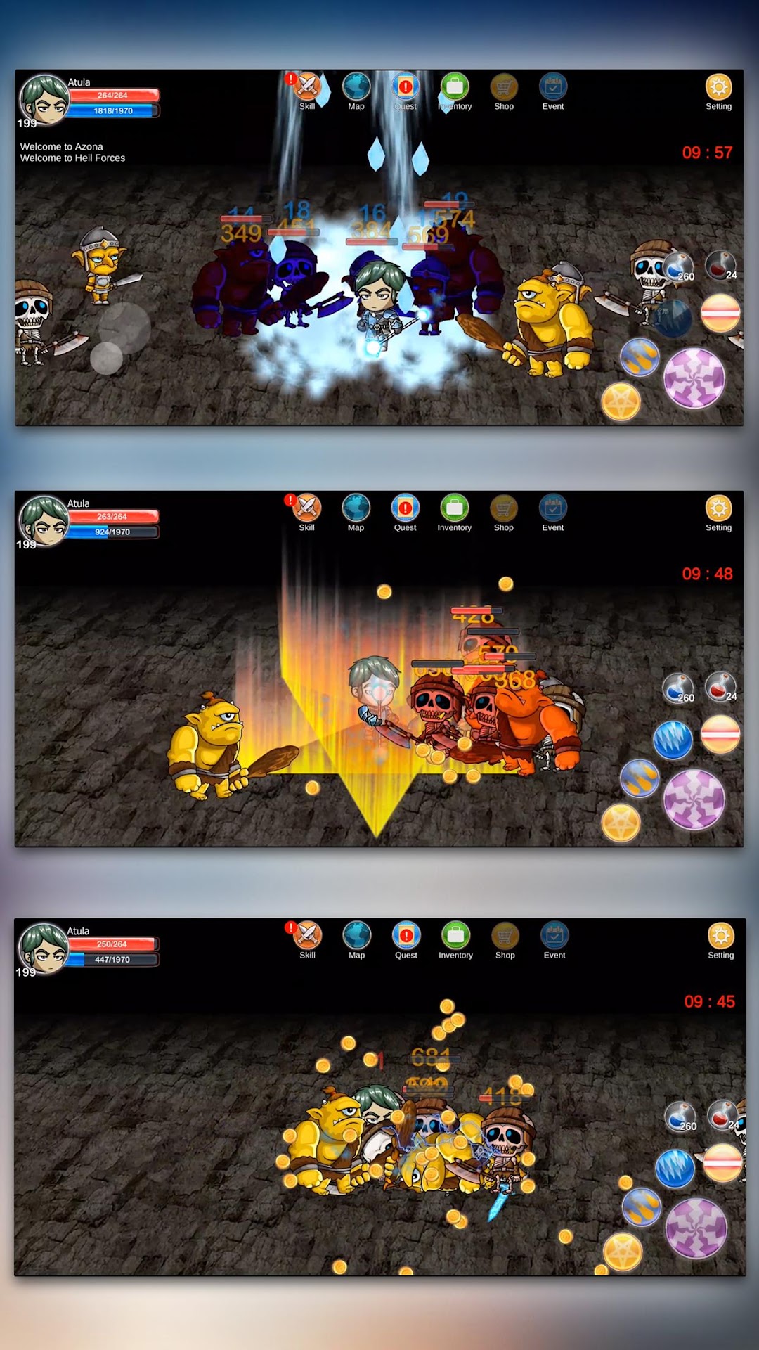 Hero Age - RPG classic ảnh chụp màn hình 1