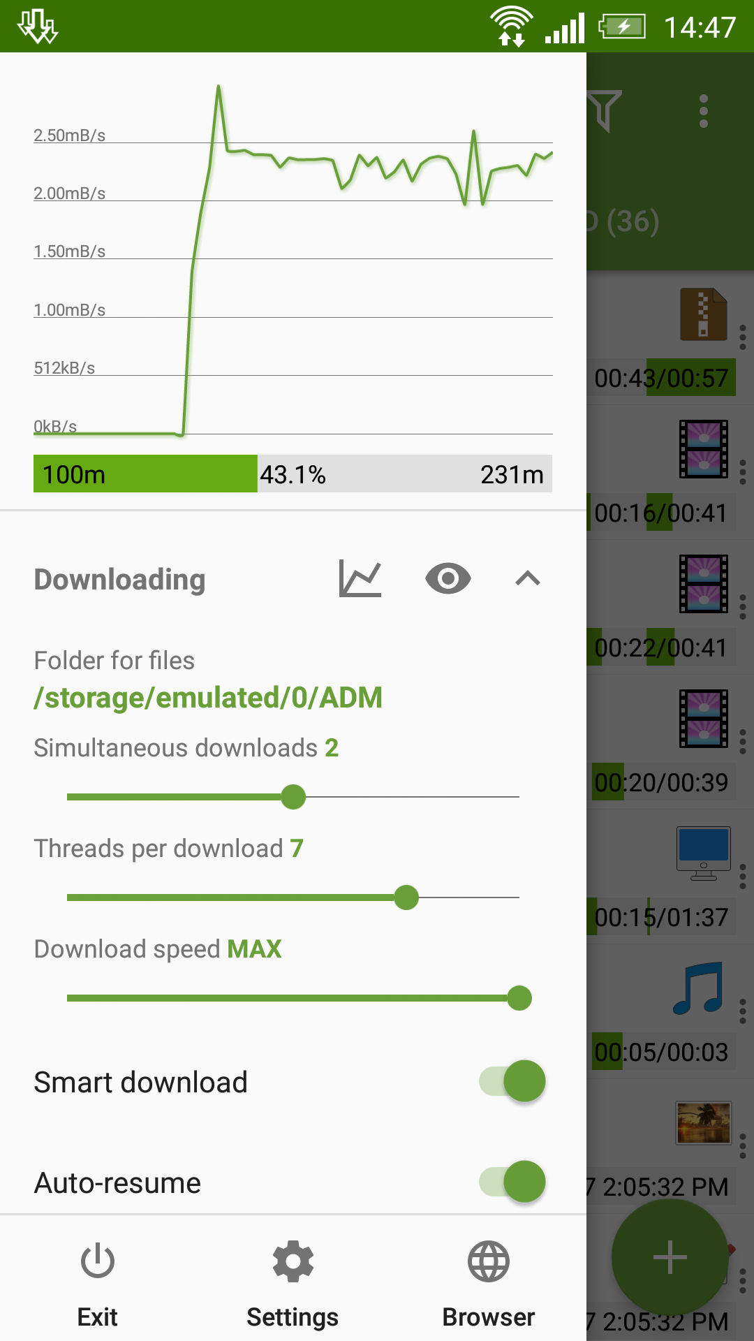 Advanced Download Manager ảnh chụp màn hình 2