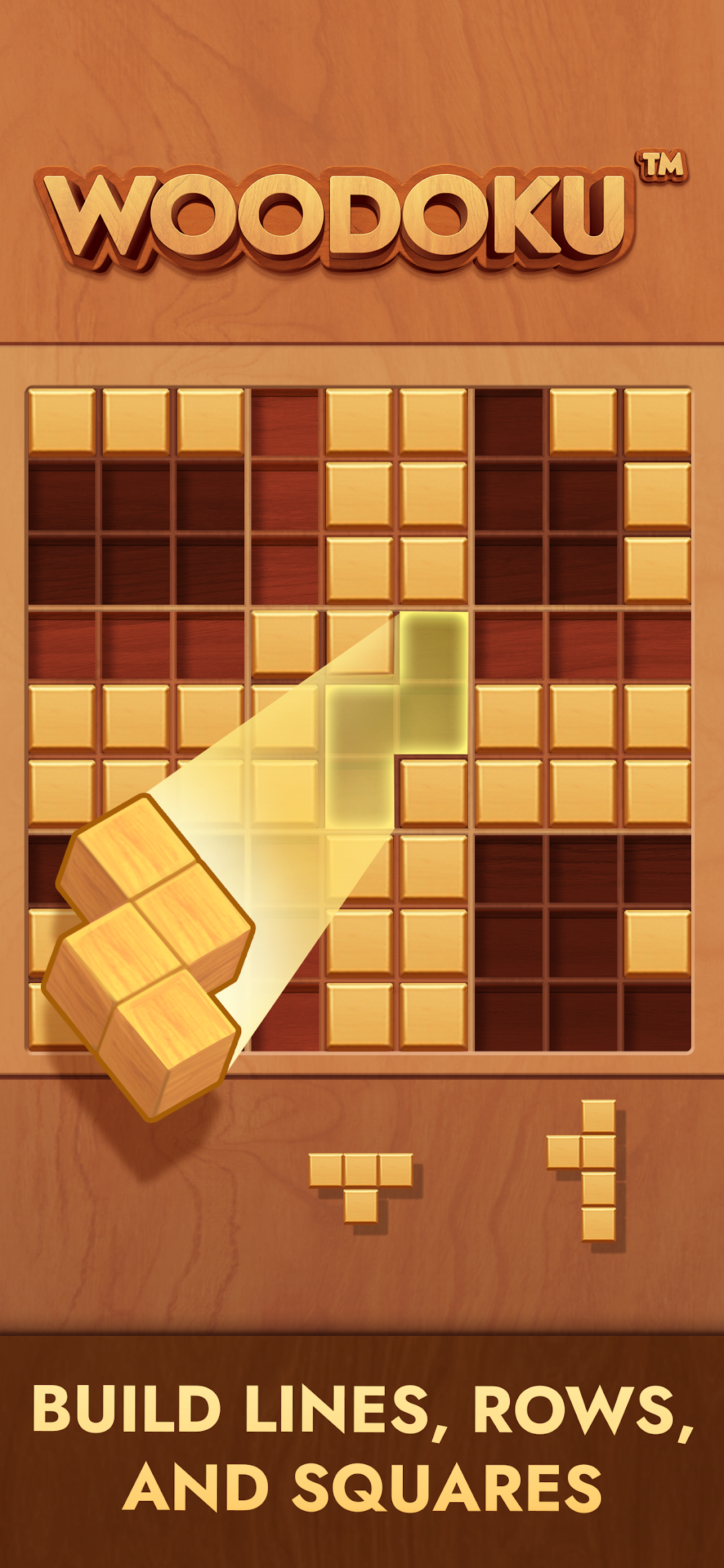 Woodoku - Wood Block Puzzle ảnh chụp màn hình 1