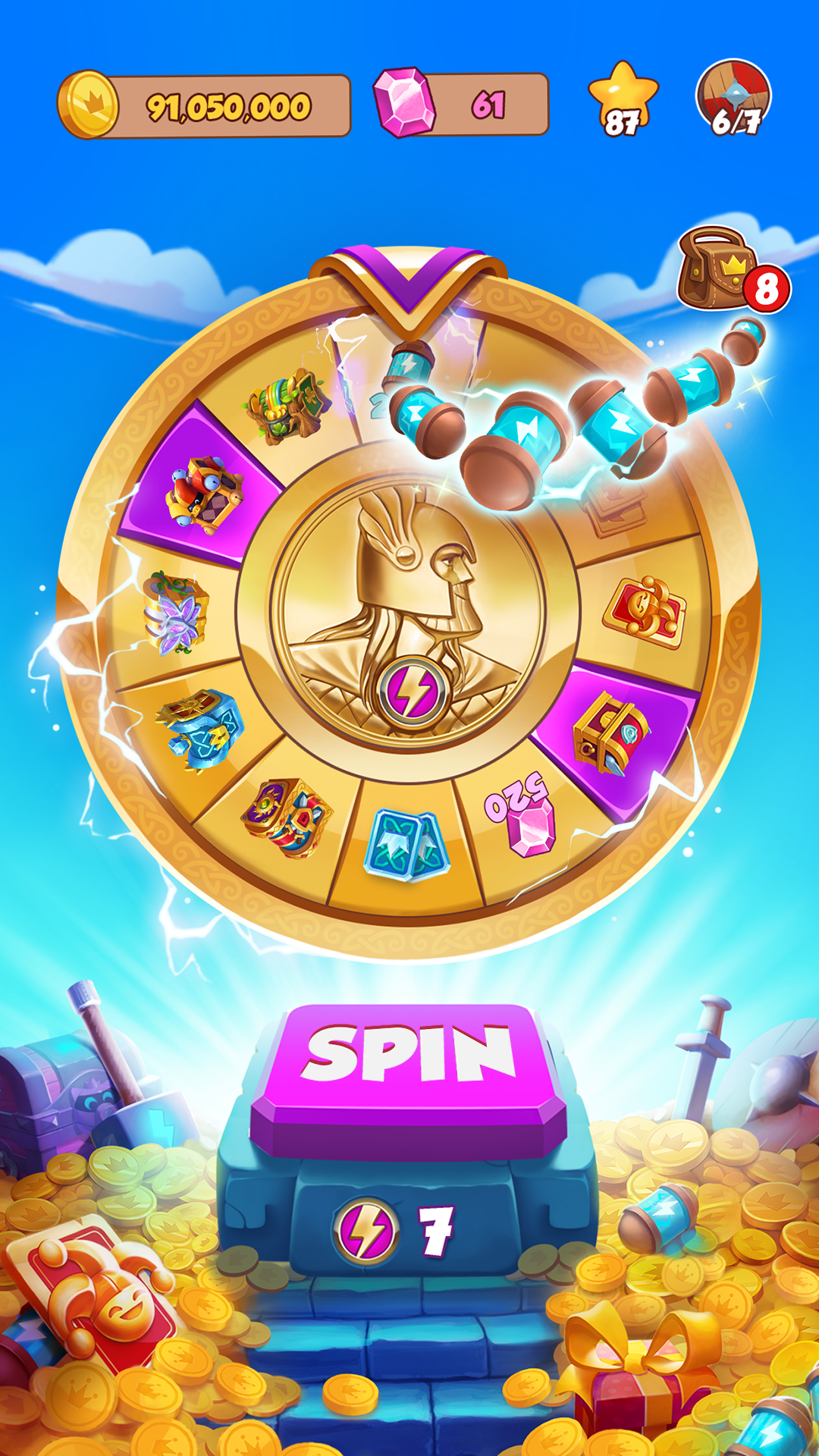 Coin Master mod apk screenshot 2