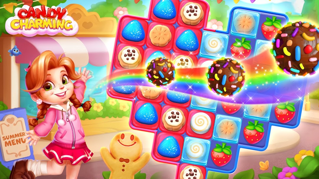 Candy Charming - Match 3 Games mod apk screenshot 5