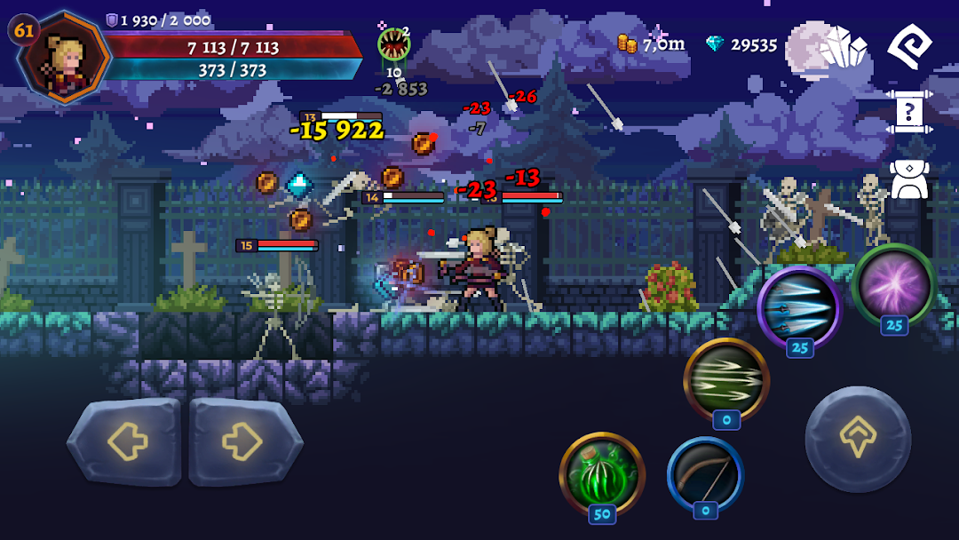 Darkrise - Pixel Action RPG ảnh chụp màn hình 3