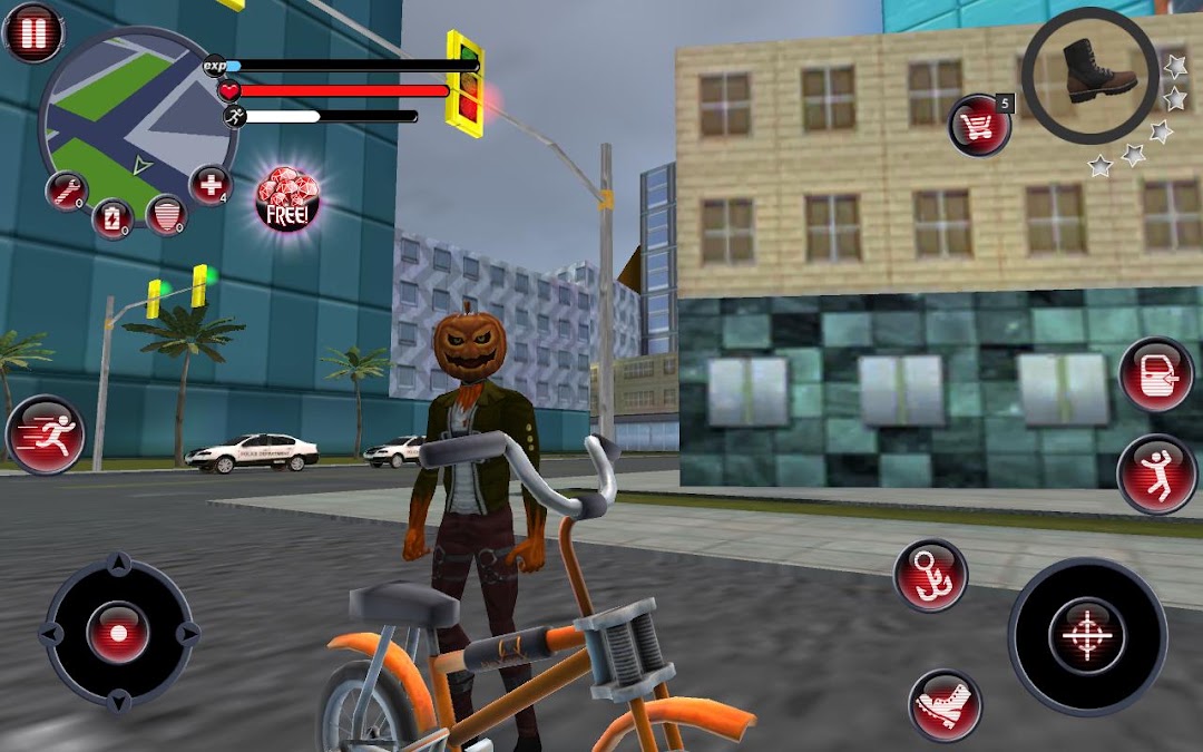 Rope Hero mod apk screenshot 1