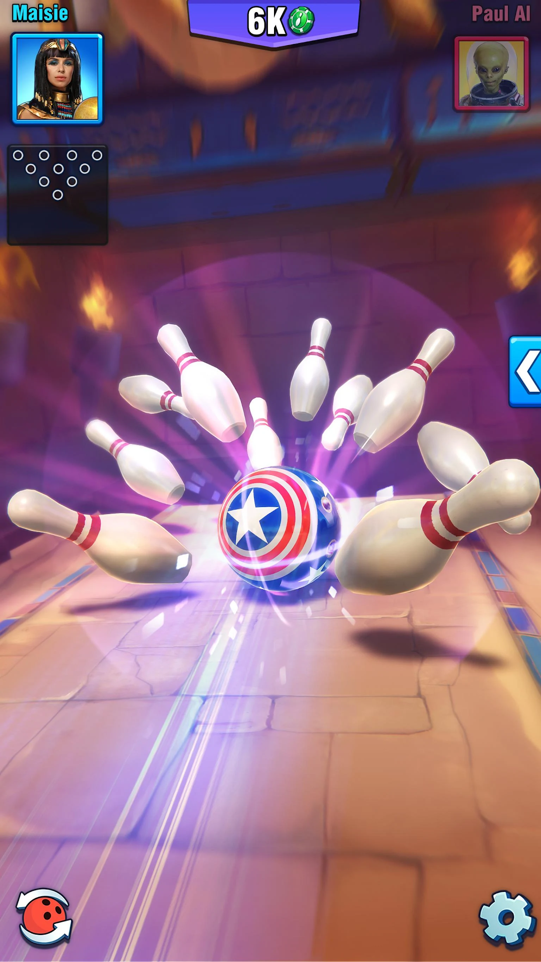 Bowling Crew — 3D bowling game mod apk screenshot 2