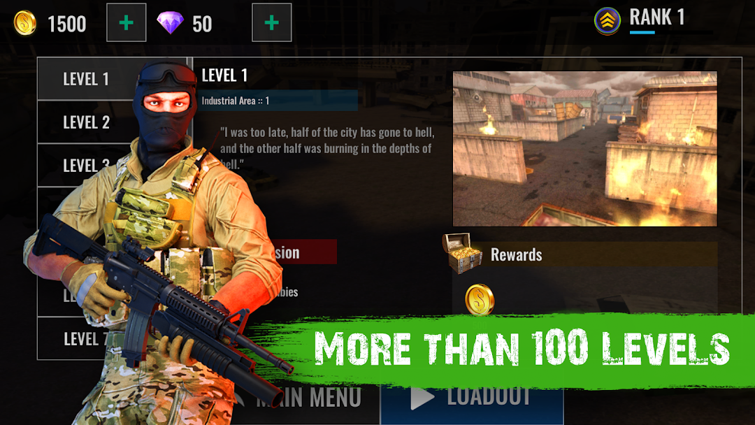 Zombie Shooter Hell 4 Survival mod apk screenshot 3
