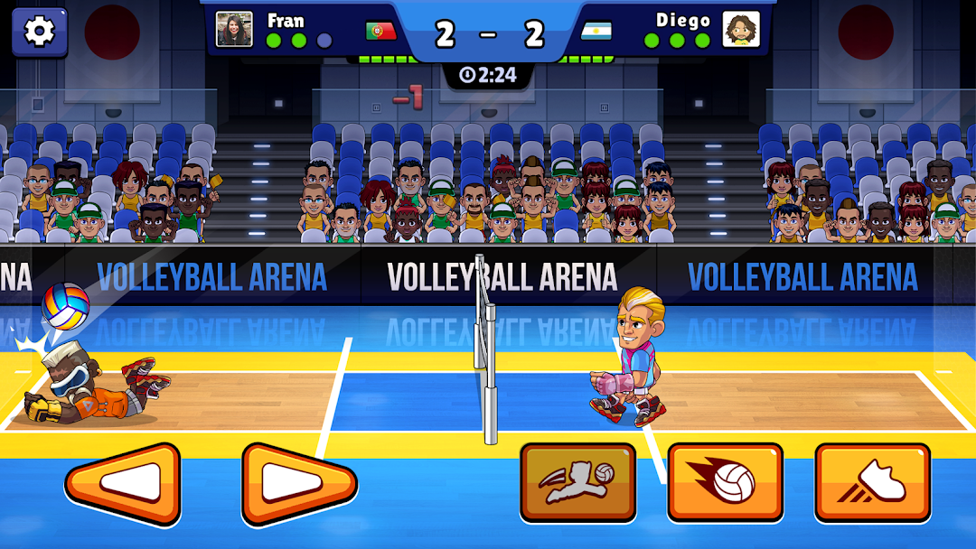 Volleyball Arena: Spike Hard ảnh chụp màn hình 1