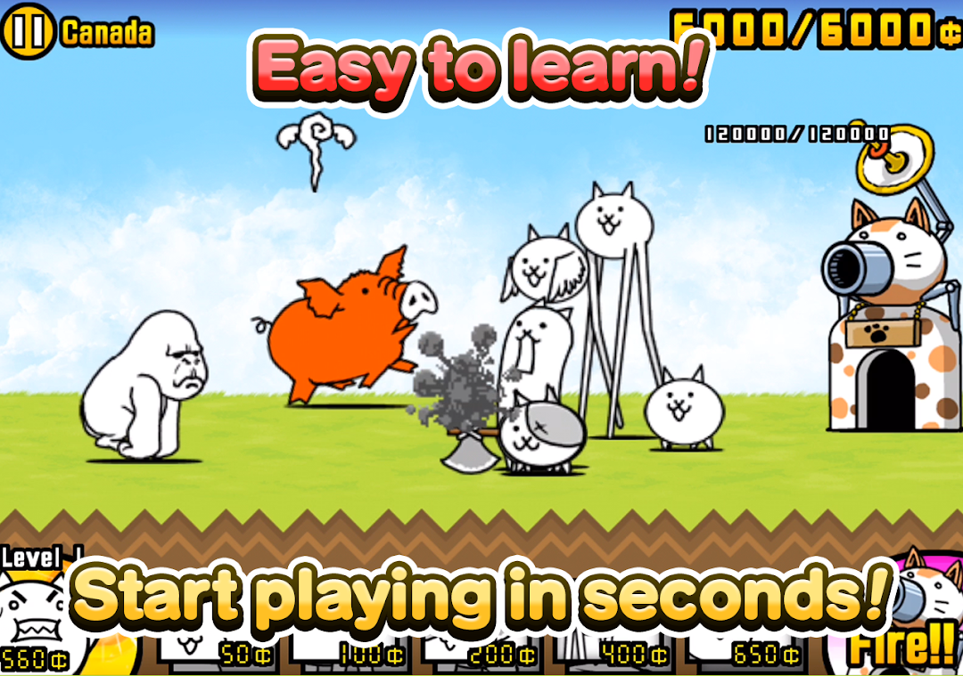 The Battle Cats ảnh chụp màn hình 4