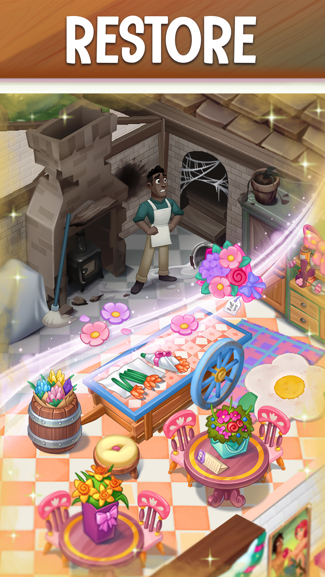 Love & Pies - Merge Mystery ảnh chụp màn hình 2