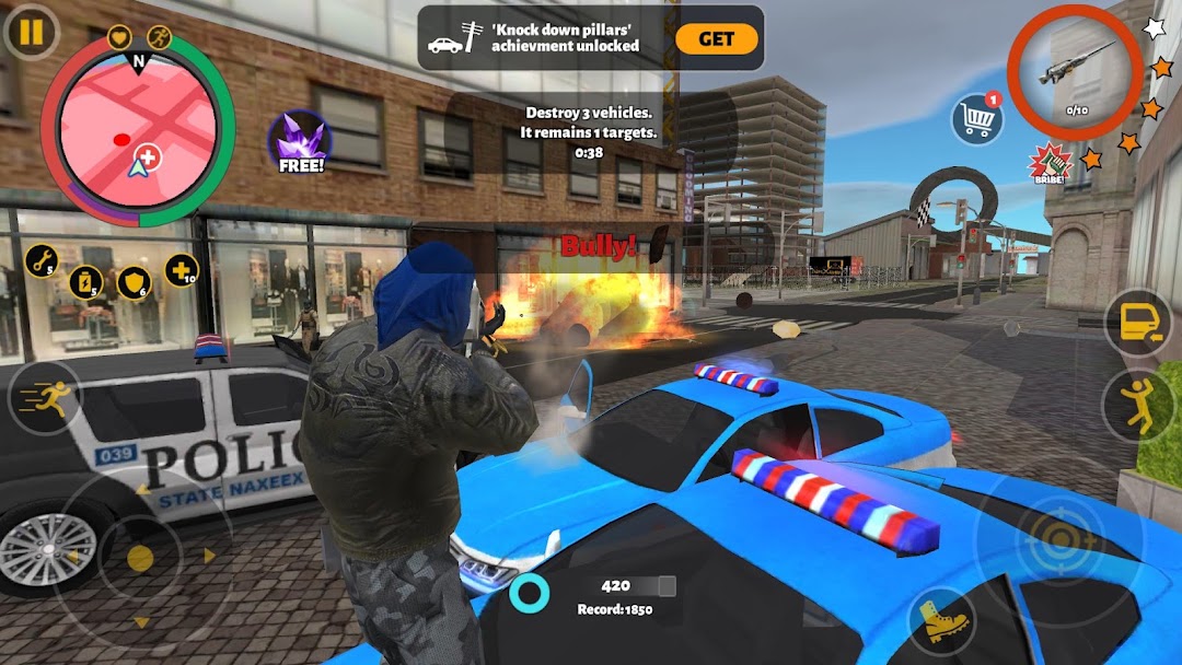 Rope Hero 3 ảnh chụp màn hình 5