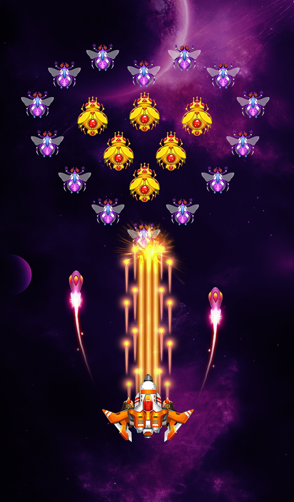 Space shooter - Galaxy attack mod apk screenshot 1