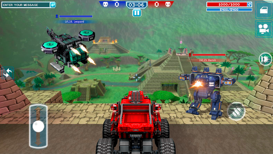 Blocky Cars online games mod apk screenshot 2