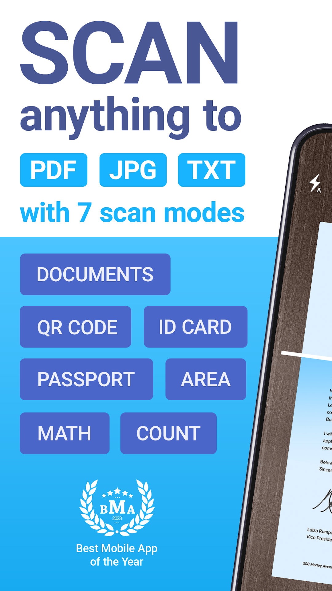 iScanner - PDF Scanner App ảnh chụp màn hình 1