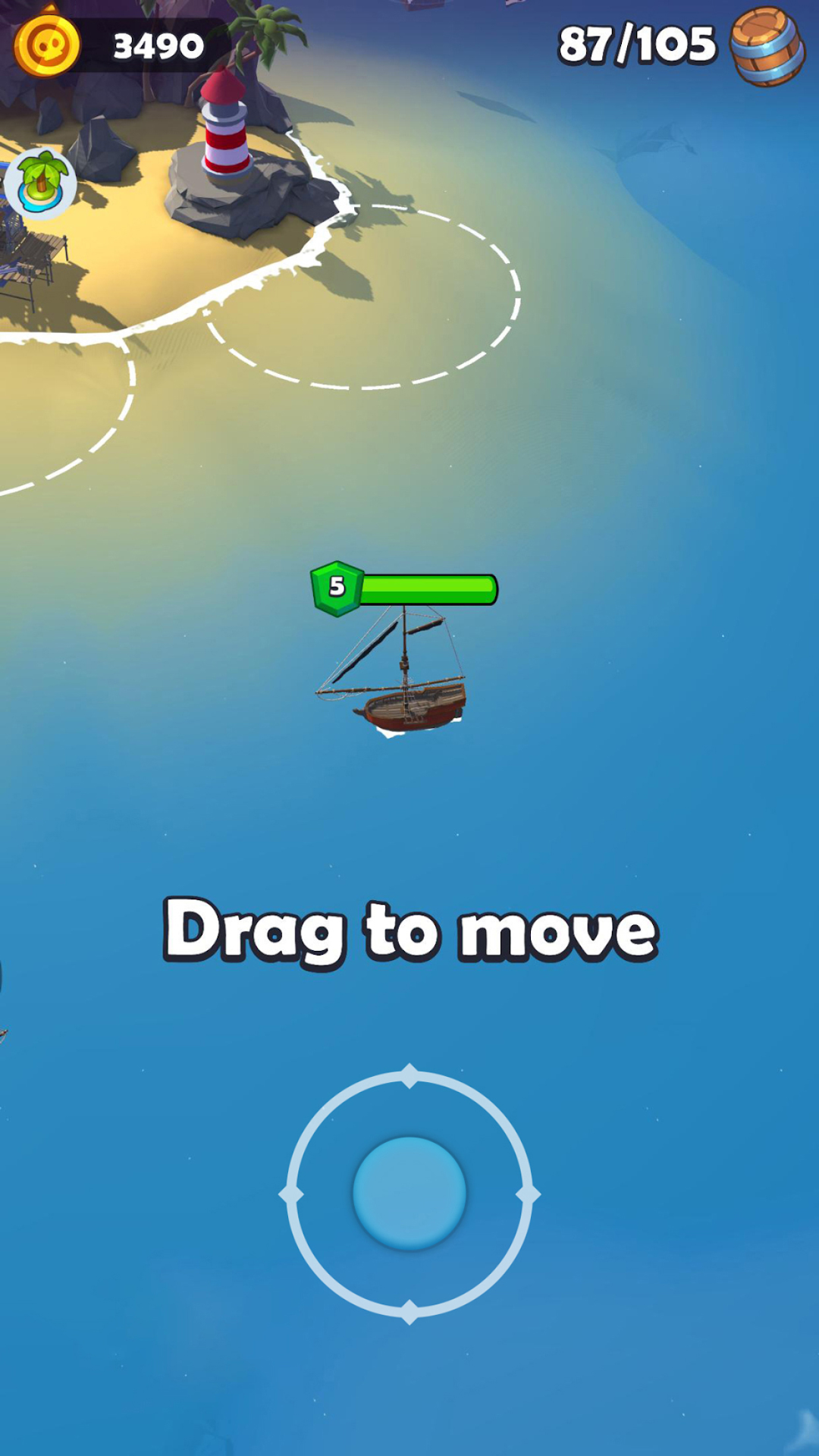 Pirate Raid - Caribbean Battle ảnh chụp màn hình 1