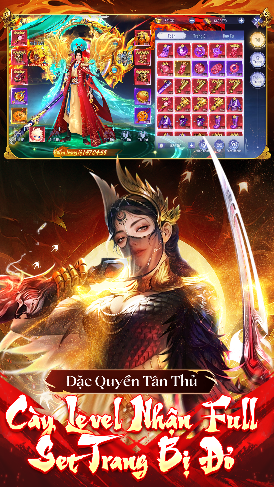 Chiến Hỏa Tam Giới mod apk screenshot 1