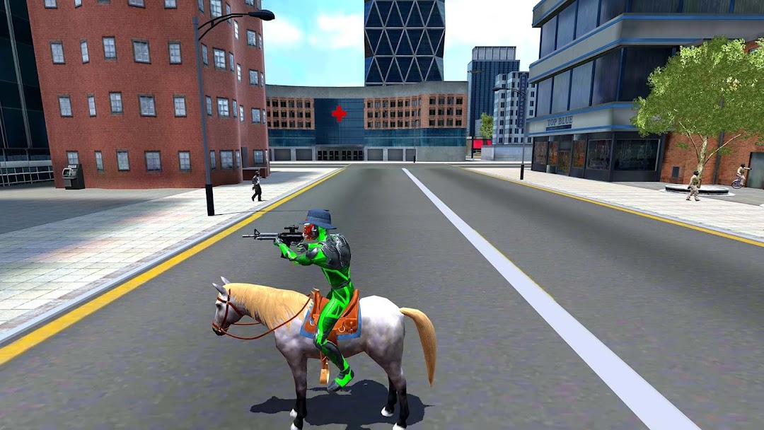 Rope Frog Ninja Hero Car Vegas mod apk screenshot 5