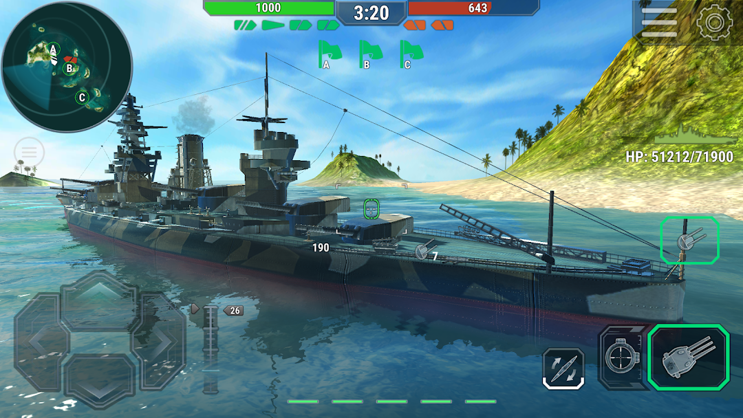 Warships Universe Naval Battle ảnh chụp màn hình 2