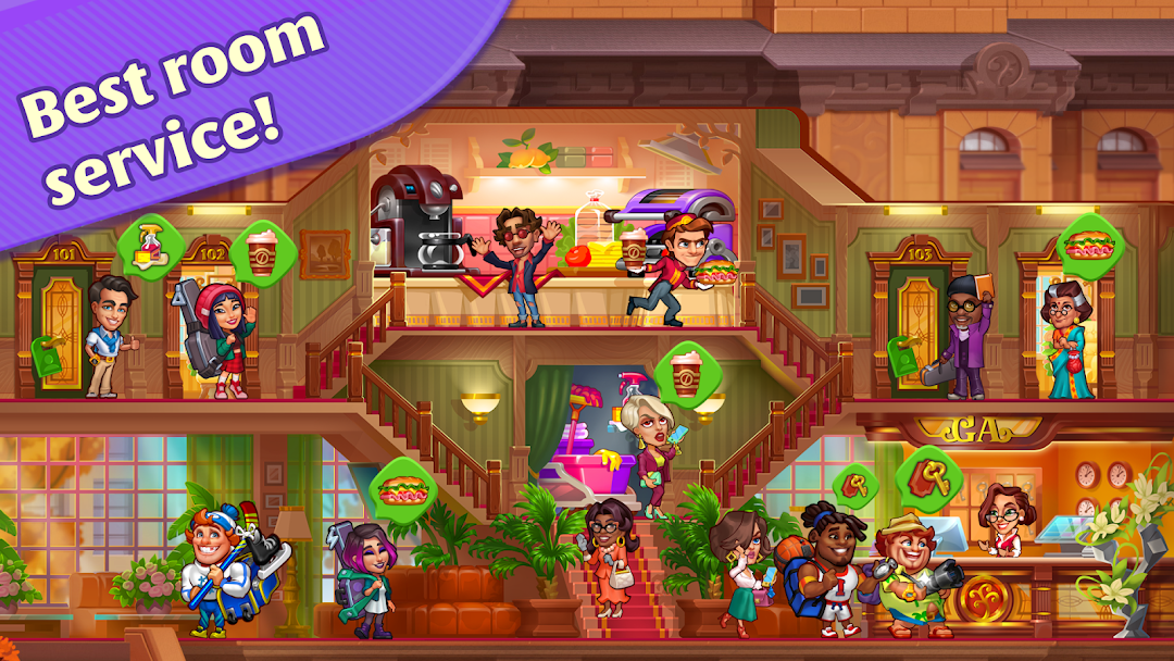 Grand Hotel Mania: Hotel games mod apk screenshot 5