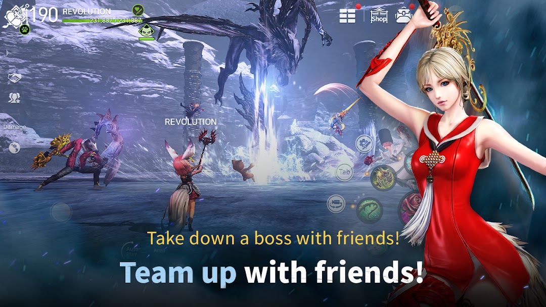 Blade&Soul Revolution ảnh chụp màn hình 3