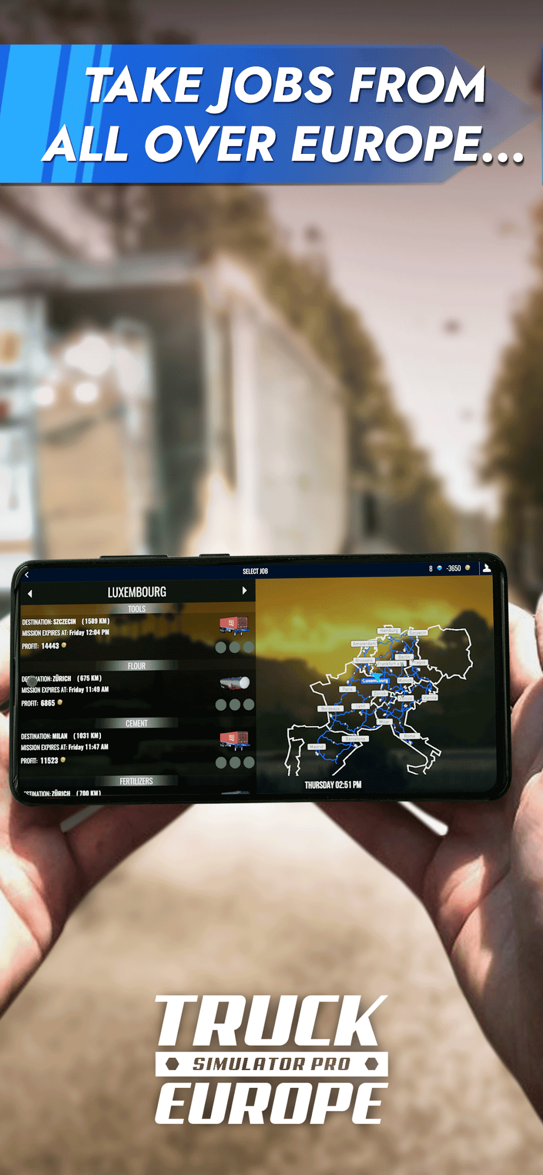 Truck Simulator PRO Europe mod apk screenshot 3