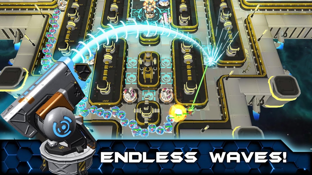 Sci-Fi Tower Defense Module TD ảnh chụp màn hình 1