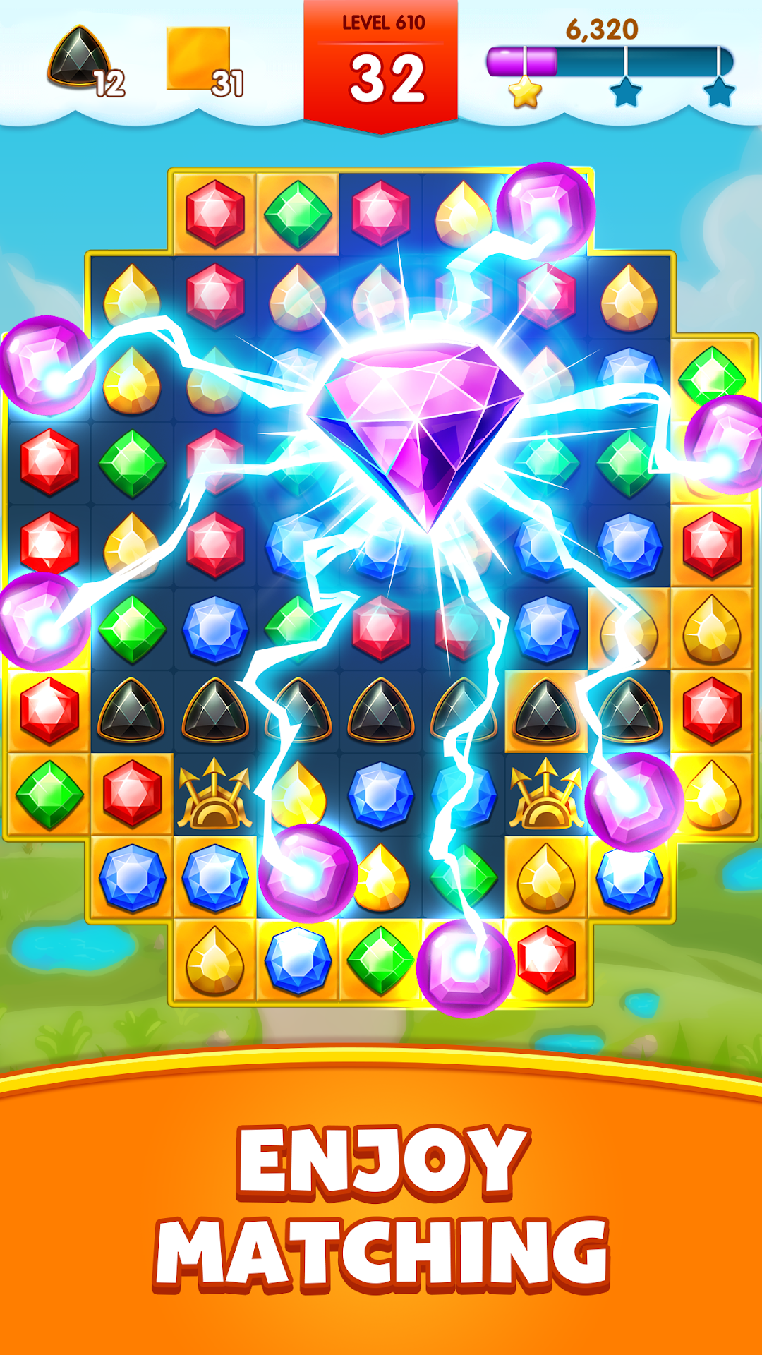 Jewels Legend - Match 3 Puzzle mod apk screenshot 3