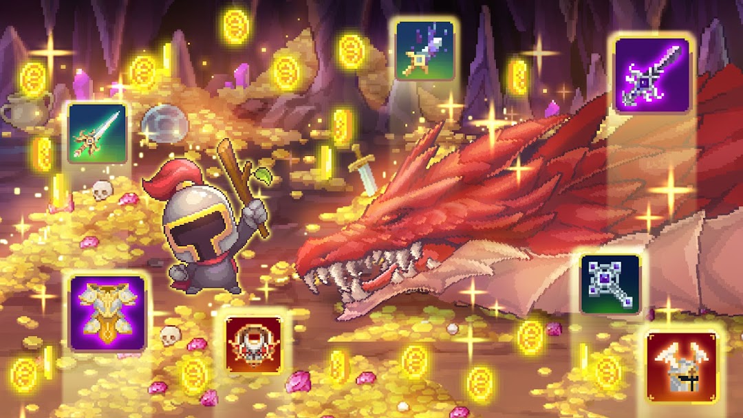Retro Hero Mr Kim : Idle RPG mod apk screenshot 2