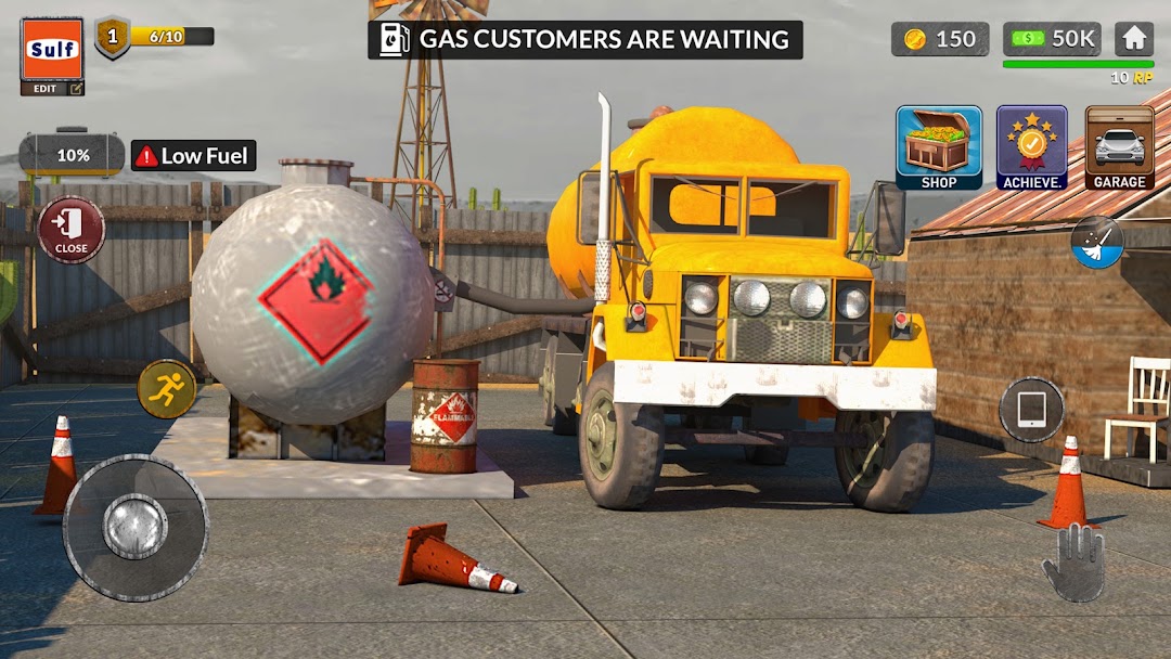Gas Filling Junkyard Simulator ảnh chụp màn hình 2
