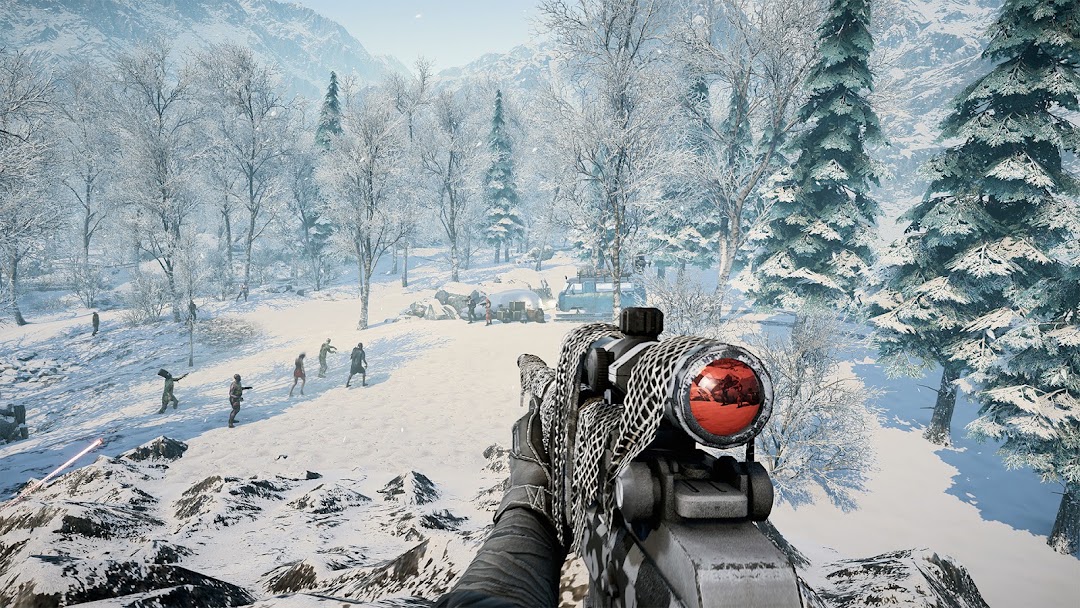 Sniper Zombie 3D Game mod apk screenshot 2