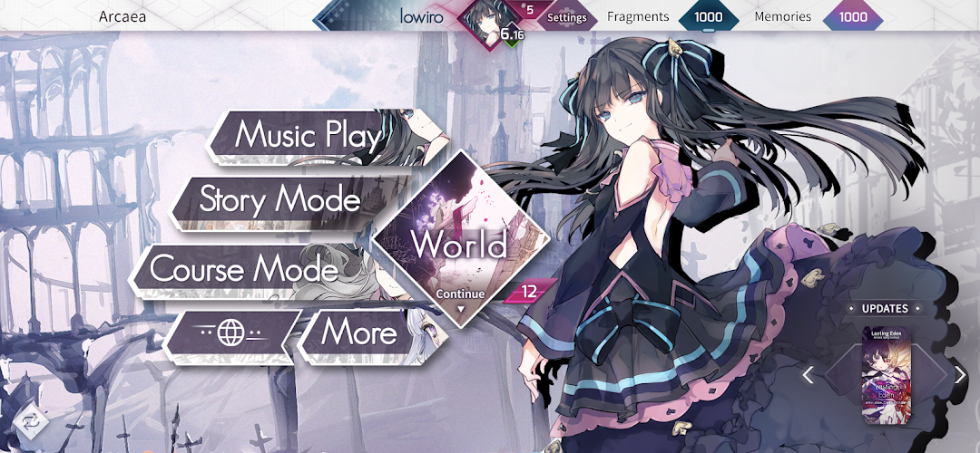 Arcaea mod apk screenshot 1